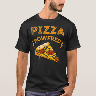 T-shirt Pizza Powered Funny 