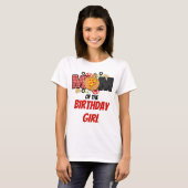 T-shirt Pizza Premier Anniversaire Chemise maman fille (Devant entier)