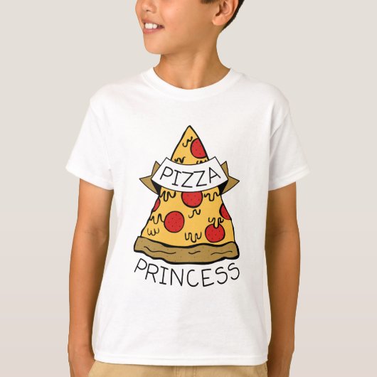 T-shirt Pizza Princess (Devant)