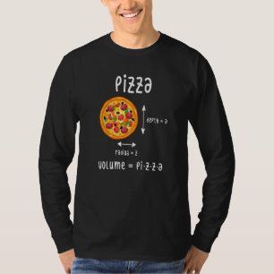 T-shirt Pizza Profondeur A Rayon Z Volume Math Restauratio