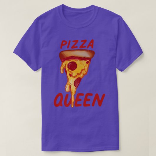 T-shirt Pizza Queen 4365 (Design devant)
