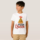 T-shirt Pizza Queen Funny Pizza (Devant entier)