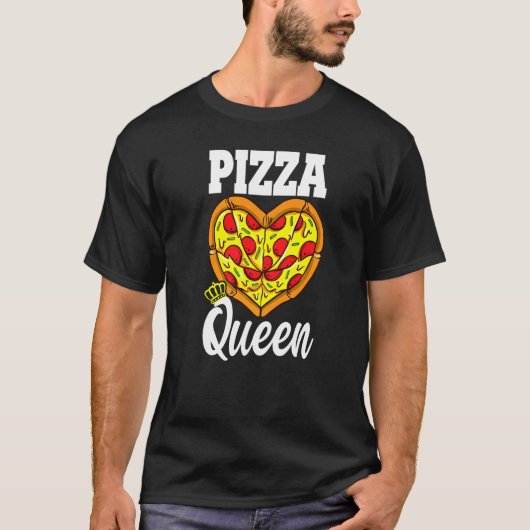 T-shirt Pizza Queen Pizza Chef (Devant)