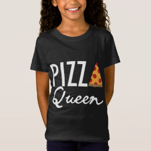 T-Shirt Pizza Queen Pizza Foodie-Pizza Cadeau Lover Pour F