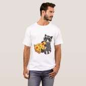 T-shirt Pizza Raccoon (Devant entier)