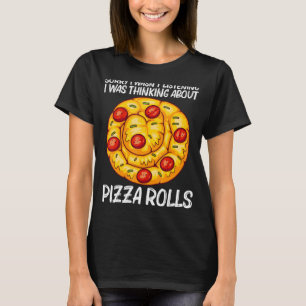 T-shirt Pizza Roll Cute Pour Hommes Femmes Pizza Snack Foo