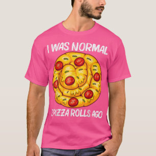 T-shirt Pizza Roll Design For Men Women Pizza Snack F