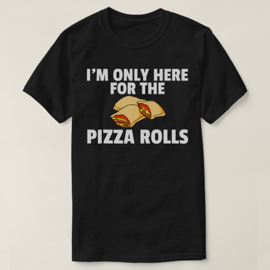 T-shirt Pizza Rolls Drôle Fromage Snack (Design devant)