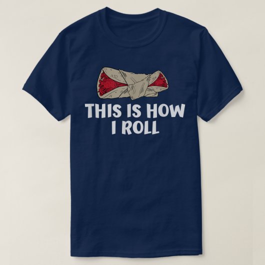 T-shirt Pizza Rolls Funny Fromage Restauration rapide Amat (Design devant)