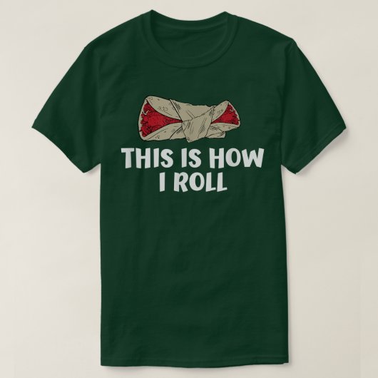 T-shirt Pizza Rolls Funny Fromage Restauration rapide Amat (Design devant)