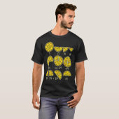 T-shirt Pizza Salami Fromage Maths Rapides Fractions Maths (Devant entier)