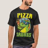 T-shirt Pizza Saurus T-Rex Dinosaur Manger Pizza Pizzasaur (Devant)