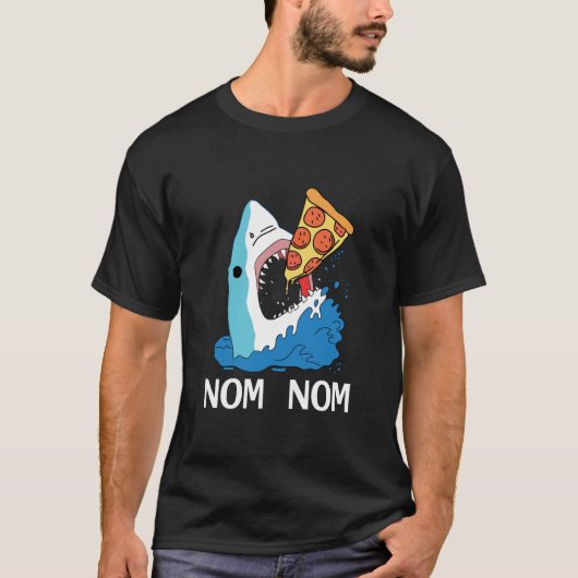 T-shirt Pizza Shark Pizzaholdie (Devant)