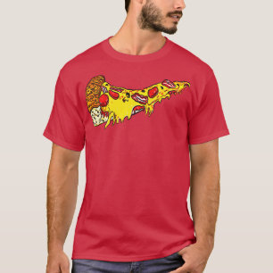 T-shirt Pizza Shirt Pizza Drôle Avec Fromage Et Pizz Bacon