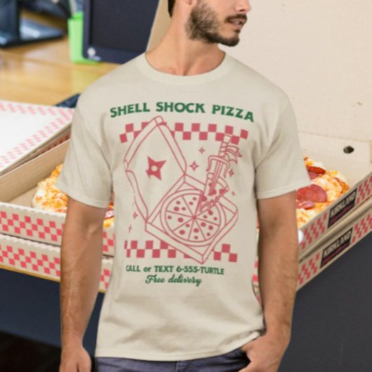 T-shirt Pizza Shock Shell