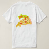T-shirt Pizza Slice Art - Cheesy Delicious Food  (Design dos)