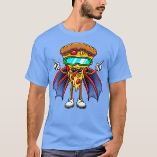T-shirt Pizza Slice avec ailes amusantes Pizza Amateurs 