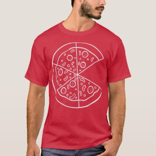 T-shirt Pizza Slice Couple Correspondant Pour Les Amateurs