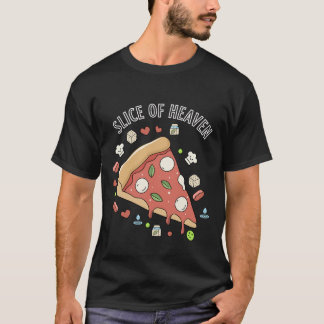 T-shirt Pizza Slice de Cute Kawaii - Foodie "Slice of Heav