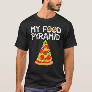 T-shirt Pizza Slice My Food Pyramid