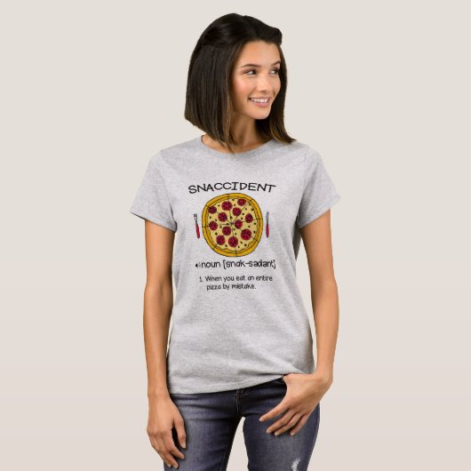T-shirt Pizza Snaccident (Devant entier)