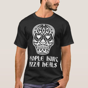 T-shirt Pizza Sugar Heart Skull Anti Valentine