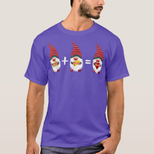 T-shirt Pizza Taco Gnome Heart Funny Christmas Foodie & Gn
