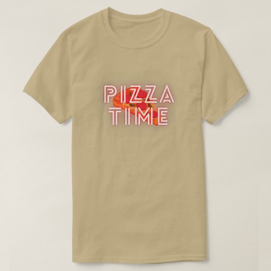 T-shirt Pizza Time Lazy Chill Design Premium 24624543 (Design devant)