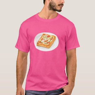 T-shirt Pizza Toast Japon Pizza Toast Japonais Design