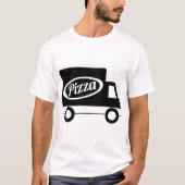 T-shirt Pizza Truck Livraison locale Travail Employé Unifo (Devant)