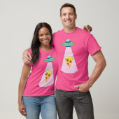 T-shirt Pizza Ufo (Unisexe)