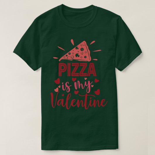 T-shirt Pizza Valentine (Design devant)