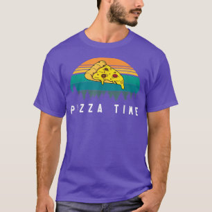 T-shirt Pizza vintage Retro Time 34625807