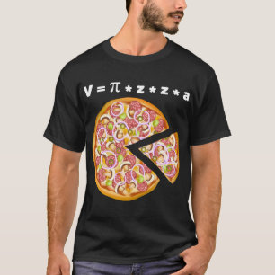 T-shirt Pizza Volume Equation Math Lover