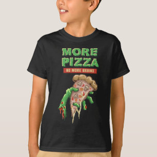 T-shirt Pizza Zombie, Pizza Mange Morte, Cadeau D'Horreur