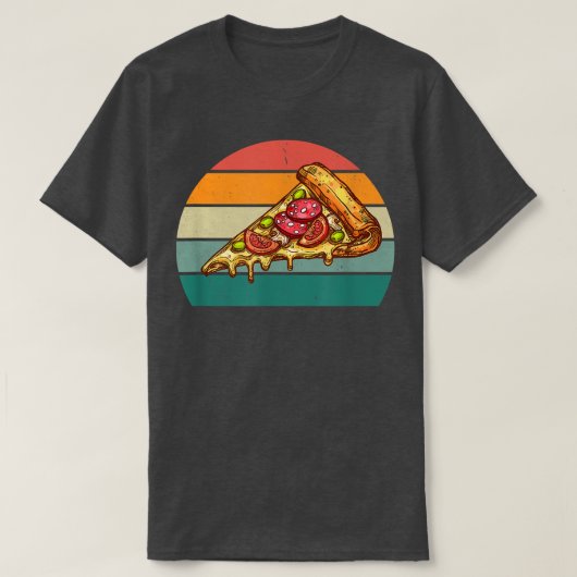 T-shirt Pizzas Salami Ham Mushroom Tomato Italy Oven Pizze (Design devant)