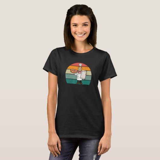 T-shirt Pizzas Salami jambon champignon Tomate Italie pizz (Devant entier)