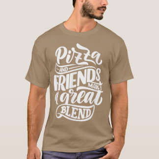 T-shirt Pizzas Salami jambon champignon Tomate Italie pizz