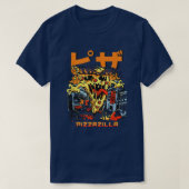 T-shirt Pizzazilla Funny Pizza Kaiju Monster Japanese Cult (Design devant)