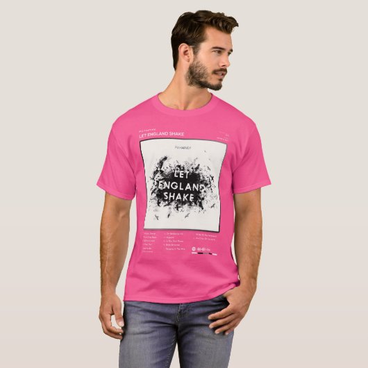 T-shirt Pj Harvey - Let England Shake Tracklist Album (Devant entier)