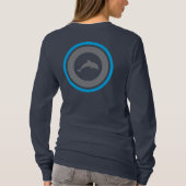 T-shirt PJK Women's Navy Long Sleeve (Dos)