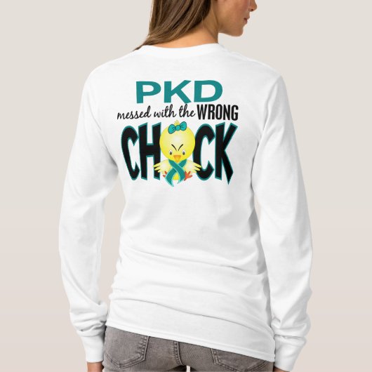 T-shirt PKD sali avec le poussin faux (Dos)
