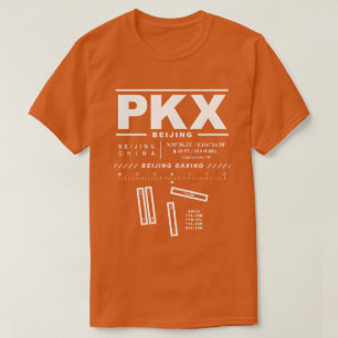 T-shirt PKX de l'aéroport international Daxing de 
