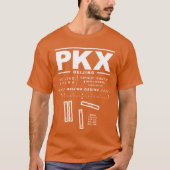 T-shirt PKX de l'aéroport international Daxing de  (Devant)