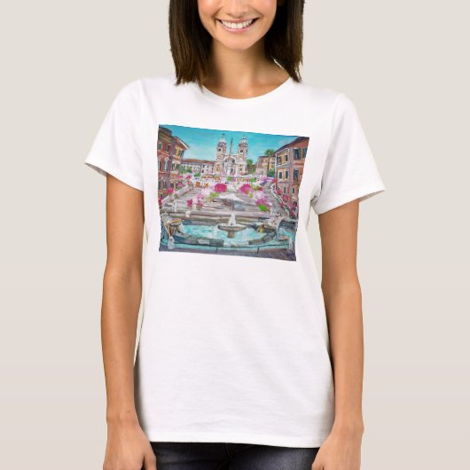 T-shirt Place d'Espagne - (Devant)