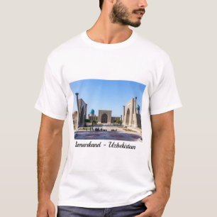 T-shirt Place du Registan - Samarkand, Ouzbékistan, Asie