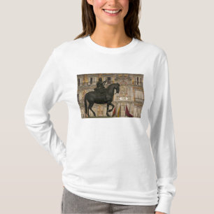 T-shirt Place Majeure avec statue de Philippe III, Madrid,