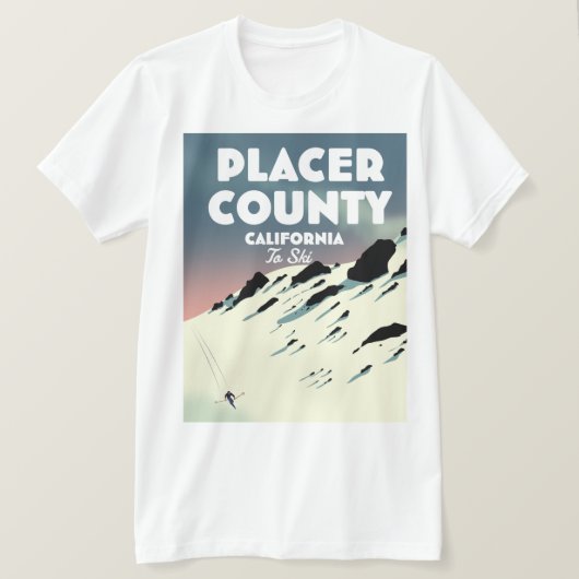 T-shirt Placer County California (Design devant)