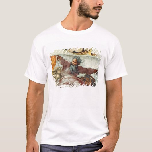 T-shirt Plafond de chapelle de Sistine (Devant)