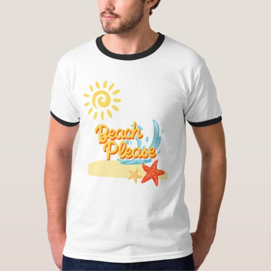 T-shirt plage (Devant)